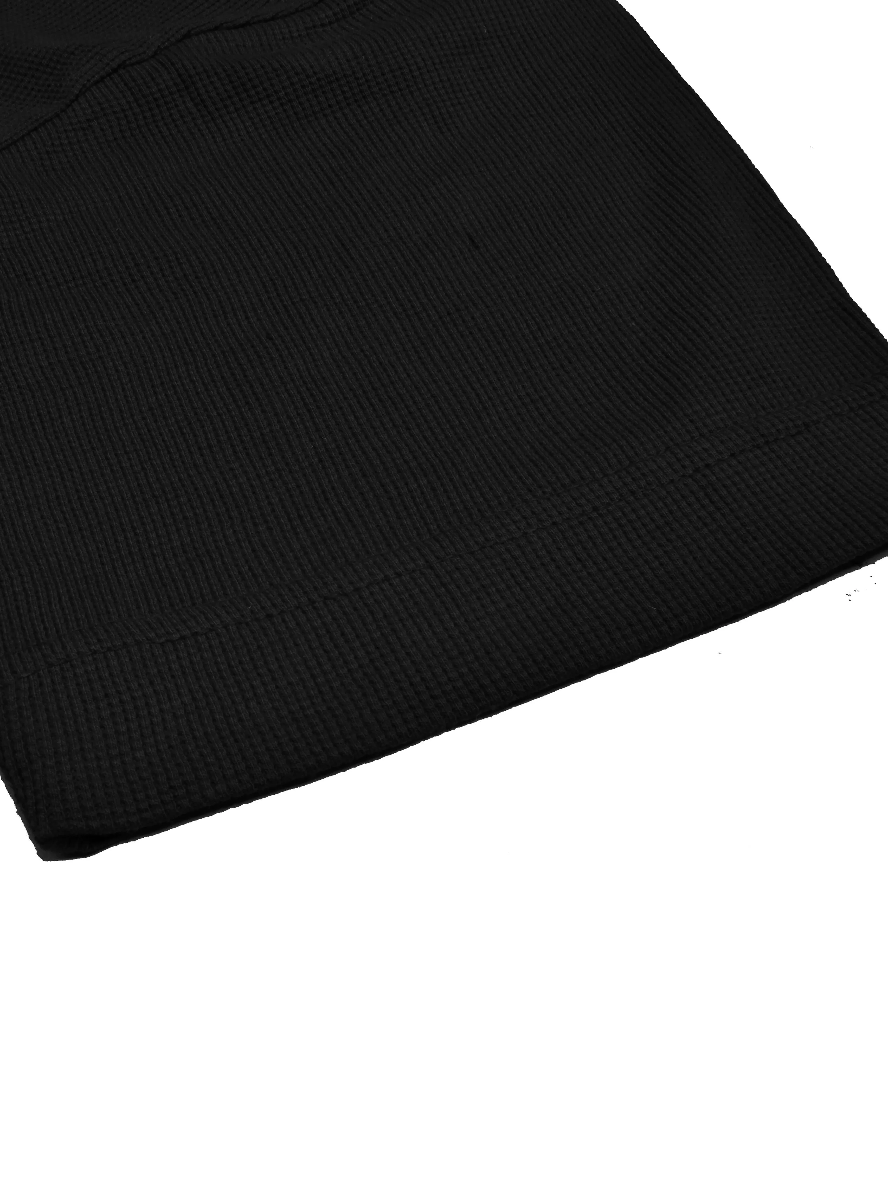 NK Thermal Under Jacket Half Sleeve Shirt For Men-Black-RT2311