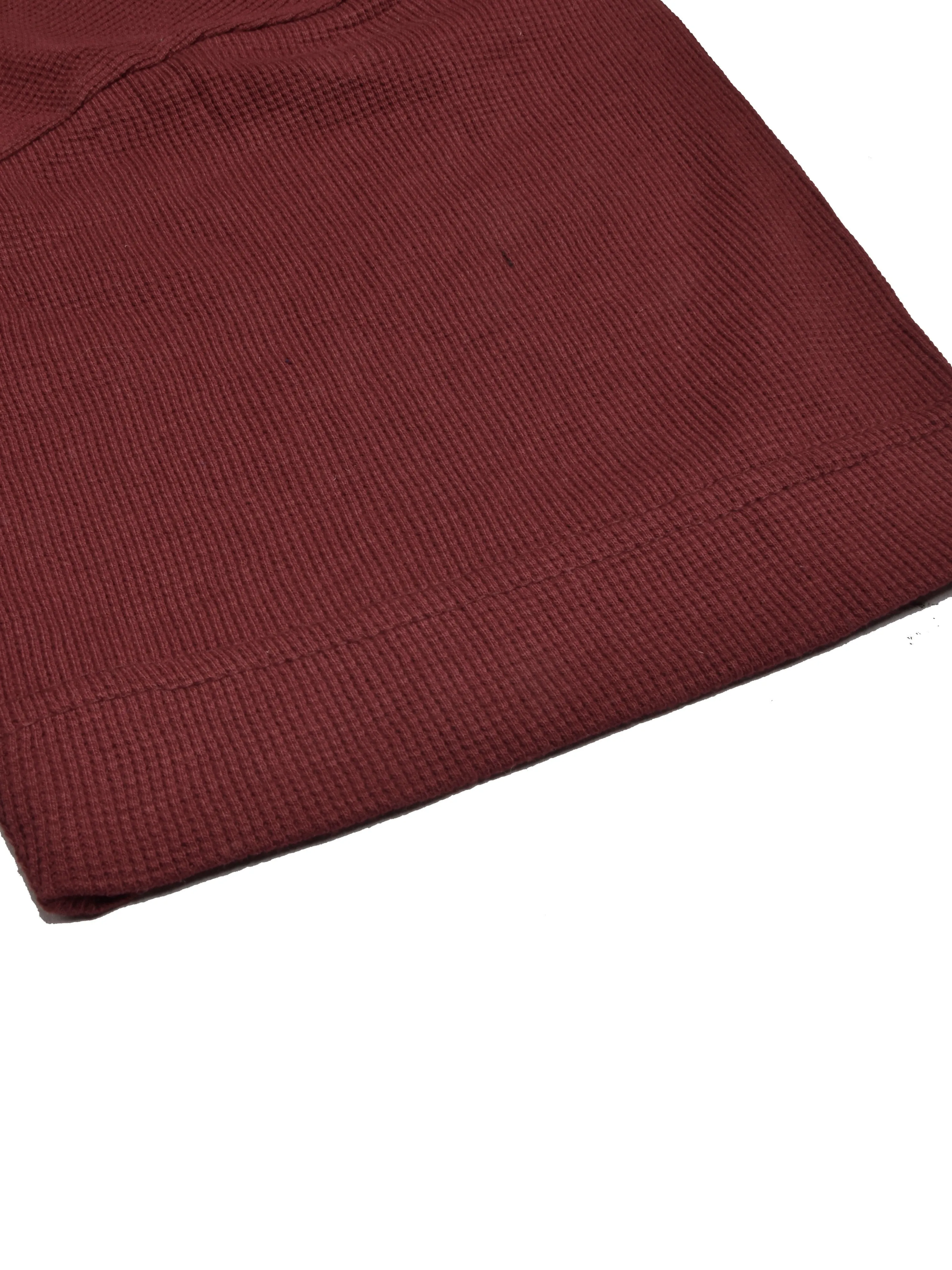 NK Thermal Under Jacket Half Sleeve Shirt For Men-Burgundy-RT2310