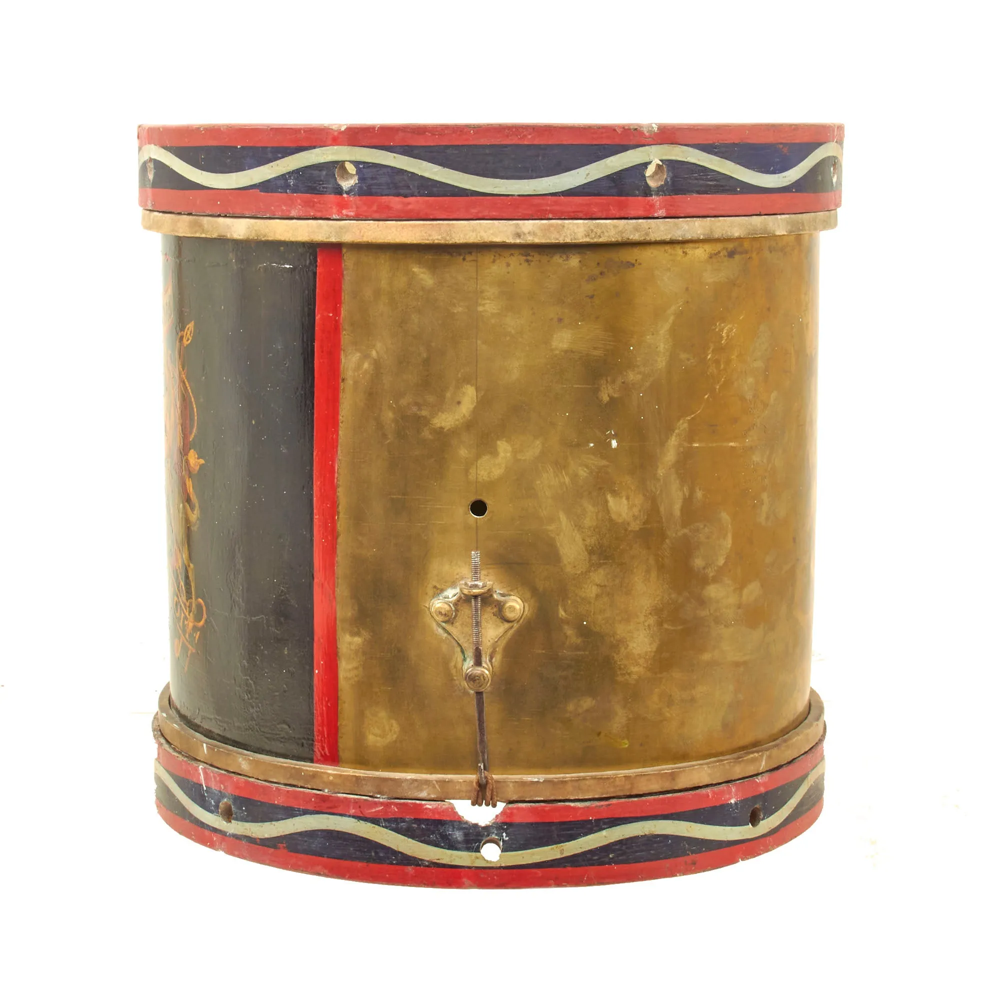 Original British Victorian Second Boer War 2nd Monmouth Rifle Volunteers “Monmouthshire” Regimental Drum