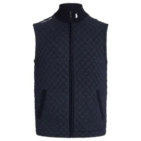 Quilted Cotton-Blend Sweater Vest French Navy - SS23
