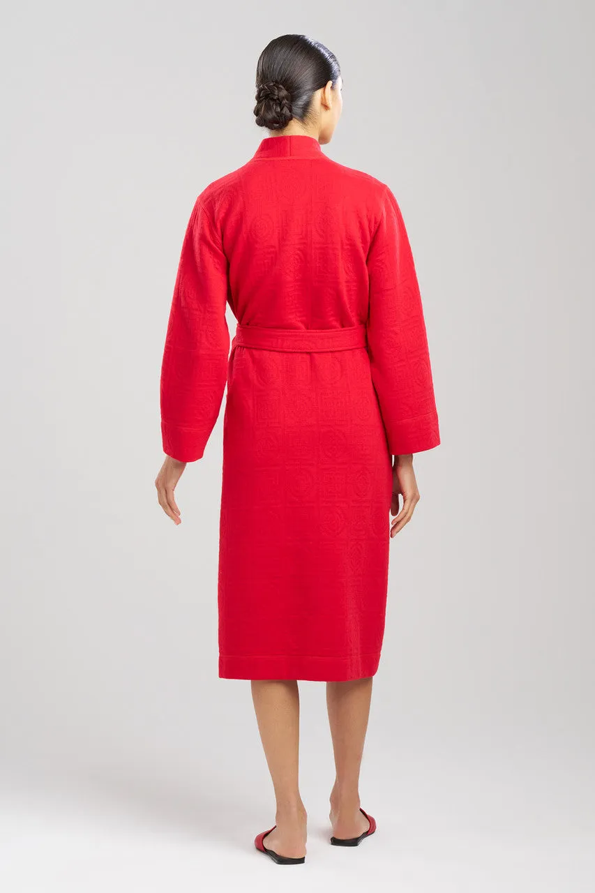 Quilted Infinity Jacquard Robe