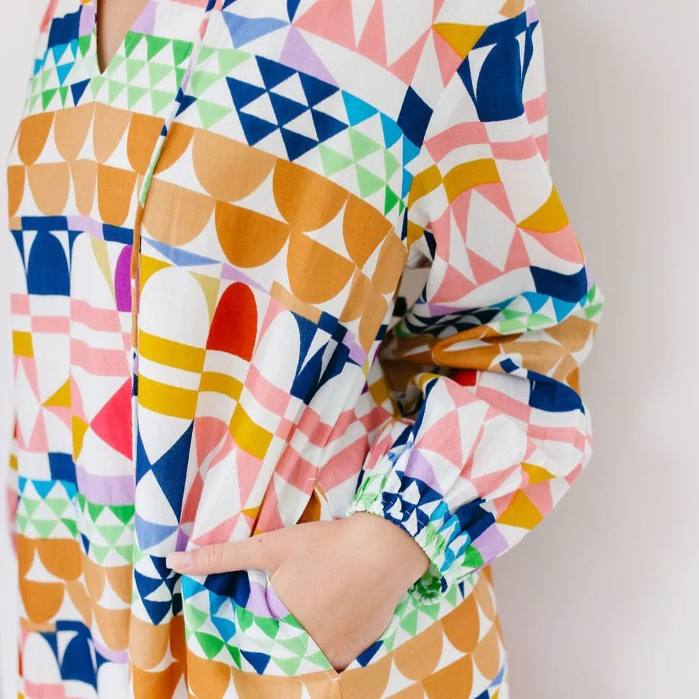 Quilted Plaid Sienna Dress