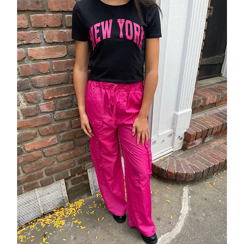 Relaxed Nylon Cargo Pants