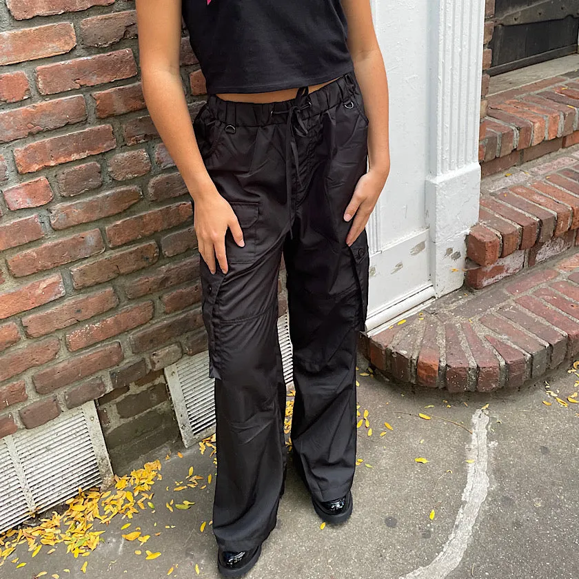 Relaxed Nylon Cargo Pants