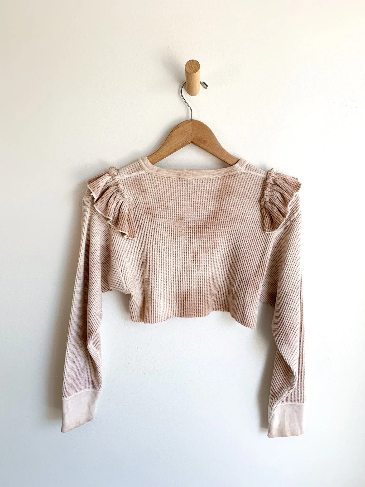 Remade Cropped Ruffle Thermal