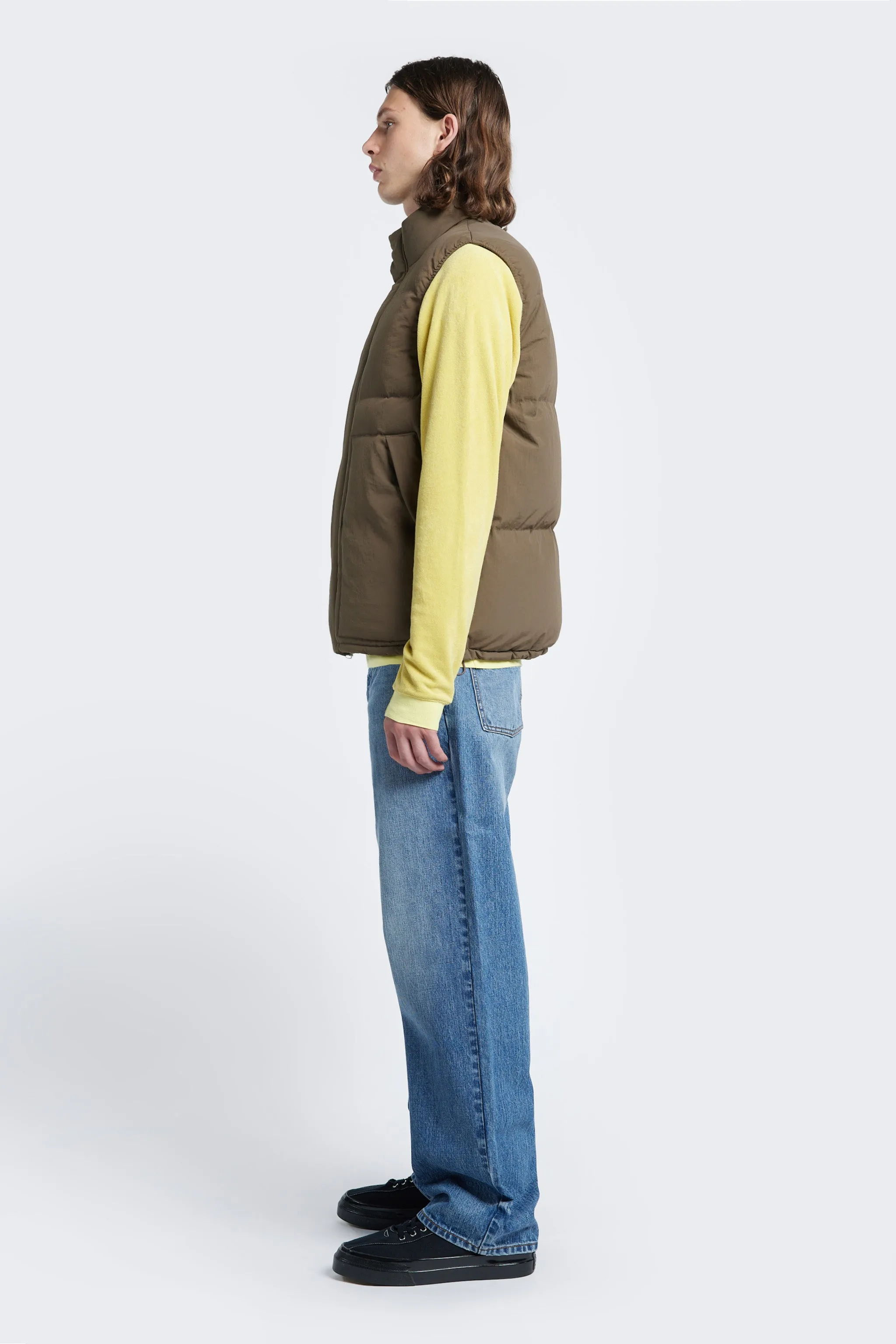 Reset Quilted Vest Brown