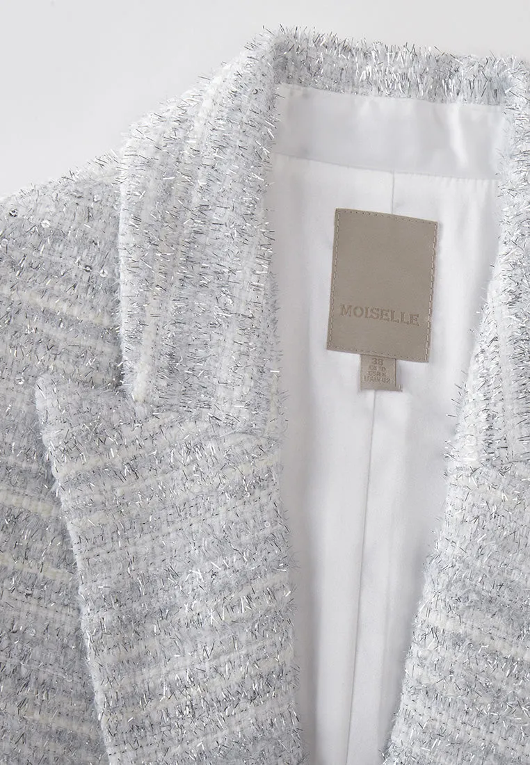 Single-breasted Peak-lapel Chinese knot Coat