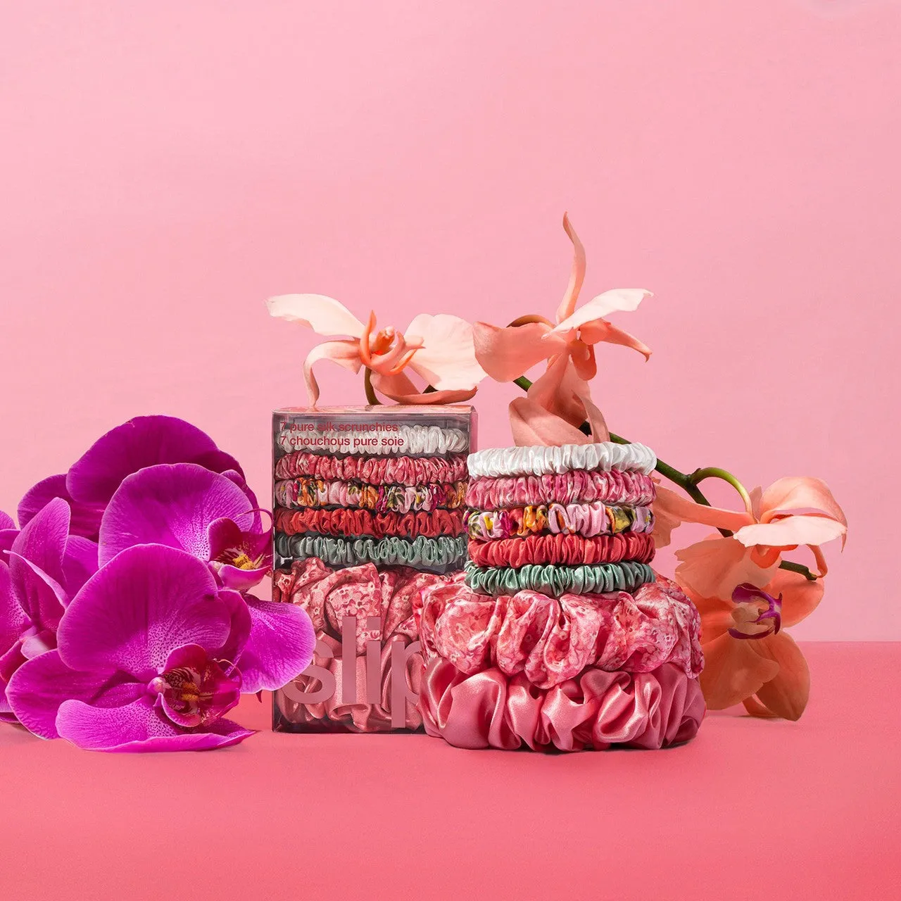 Slip Daisy Scrunchie Set