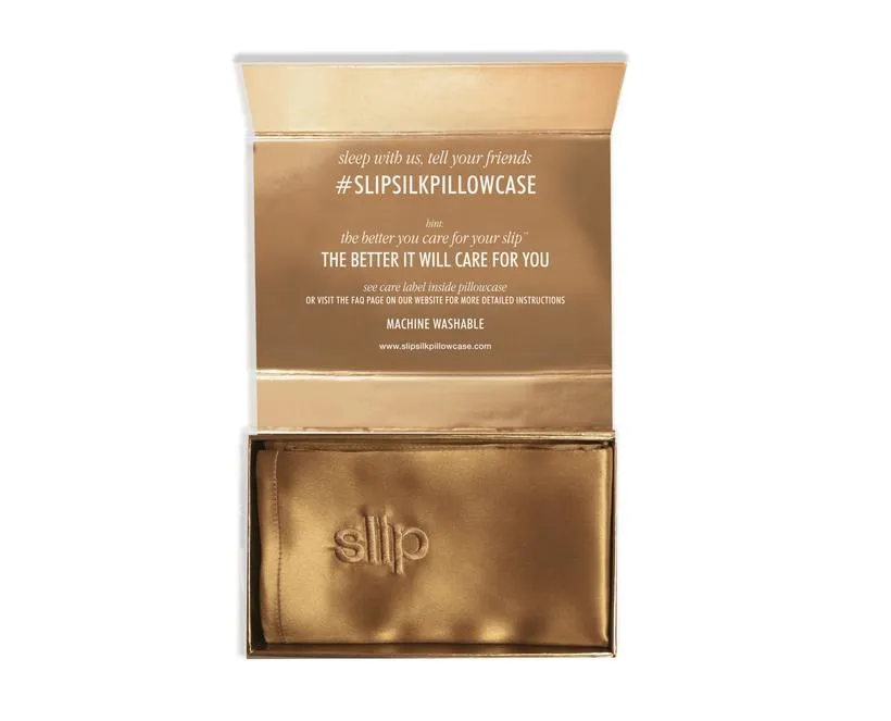 Slip silk pillowcase - Gold
