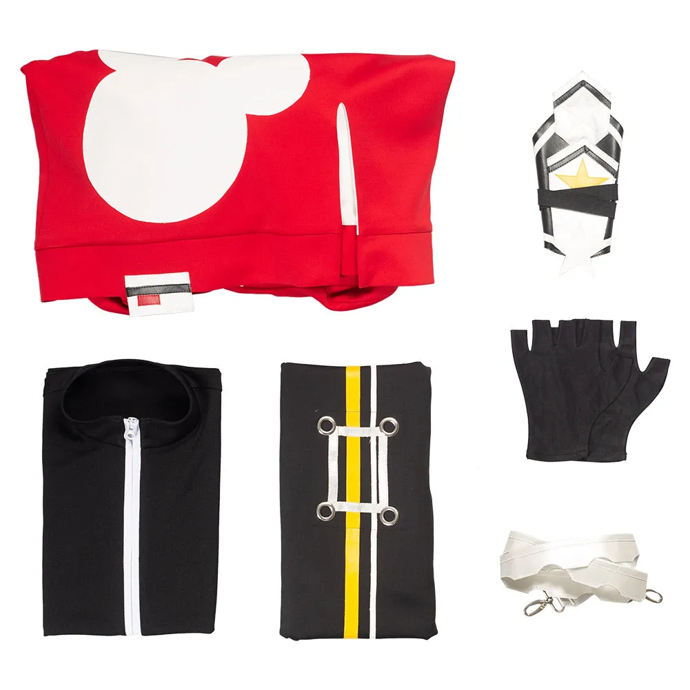 STAR SMASH Yu Red Braves Coat Pants Outfits Halloween Carnival Suit Cosplay Costume