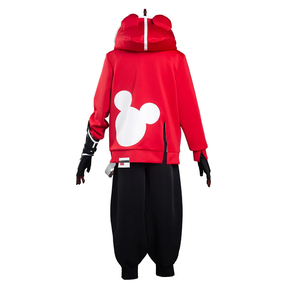 STAR SMASH Yu Red Braves Coat Pants Outfits Halloween Carnival Suit Cosplay Costume