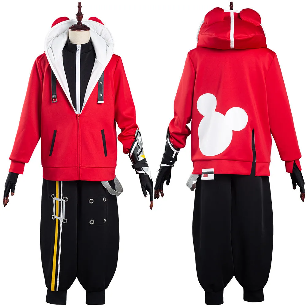 STAR SMASH Yu Red Braves Coat Pants Outfits Halloween Carnival Suit Cosplay Costume