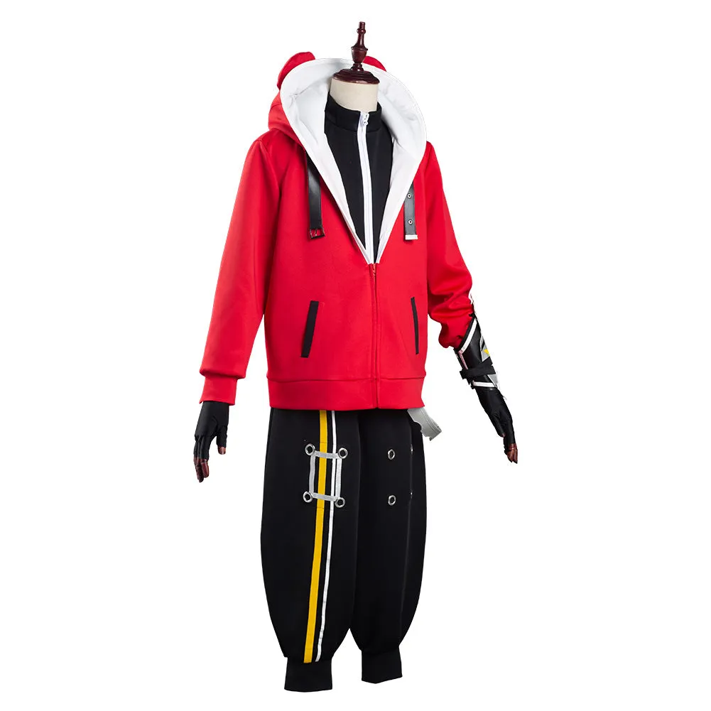 STAR SMASH Yu Red Braves Coat Pants Outfits Halloween Carnival Suit Cosplay Costume
