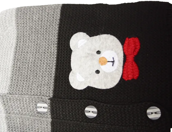 Sweater Vest for Baby & Toddlers, Button-Up Cardigan With Cute Bear