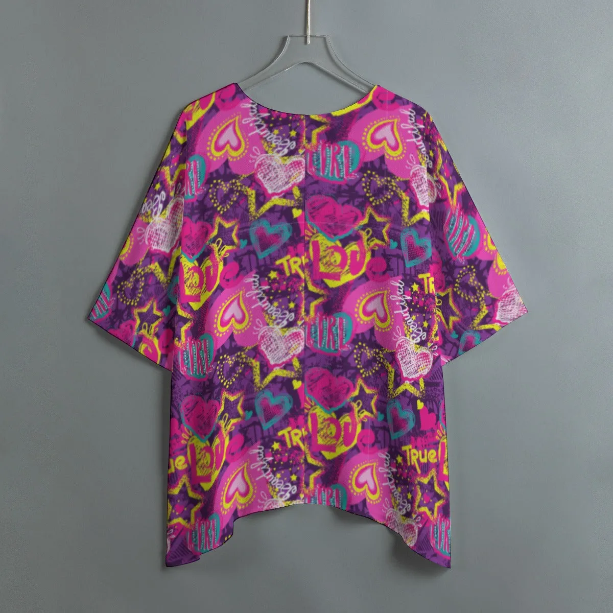 True Love Bat Sleeve Design Shirt