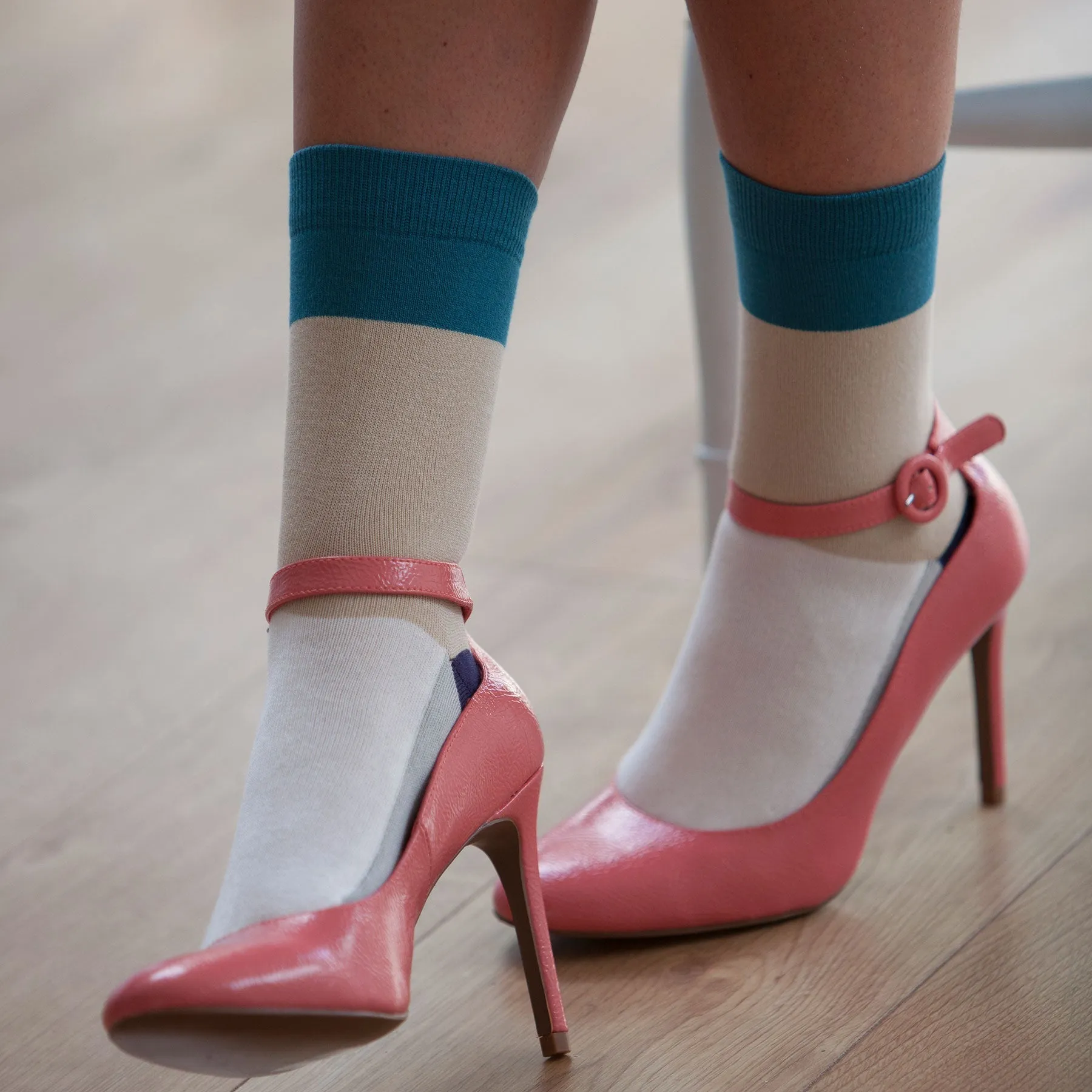 Victoria Luxury Ladies Cotton Socks