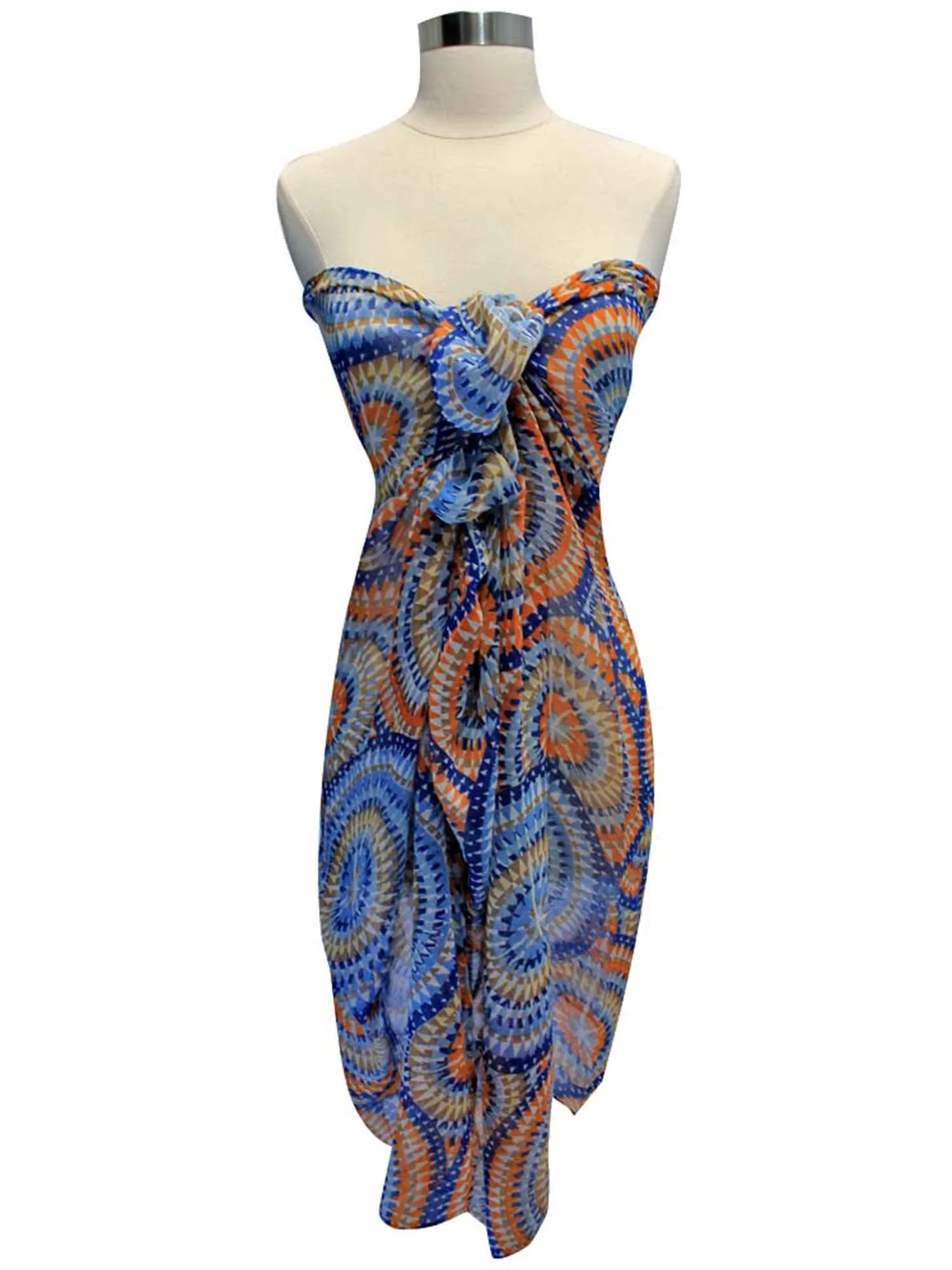 Vivid Kaleidoscope Print Infinity Scarf