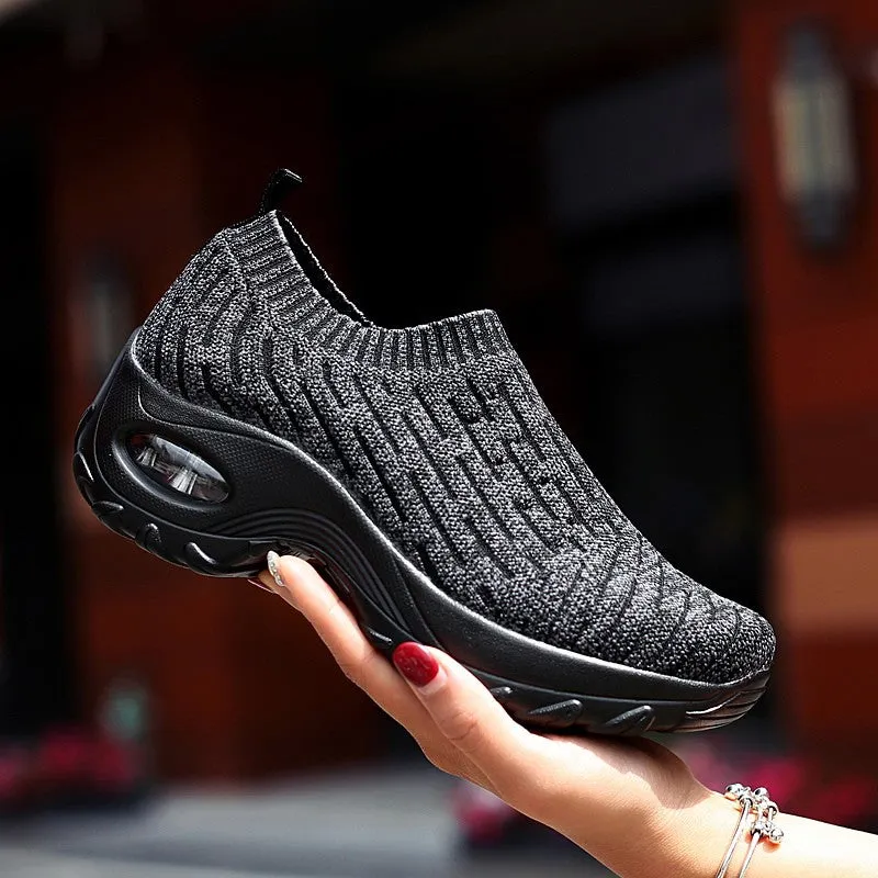 Women's Breathable Air Cushion Leisure Shock Sneakers for y