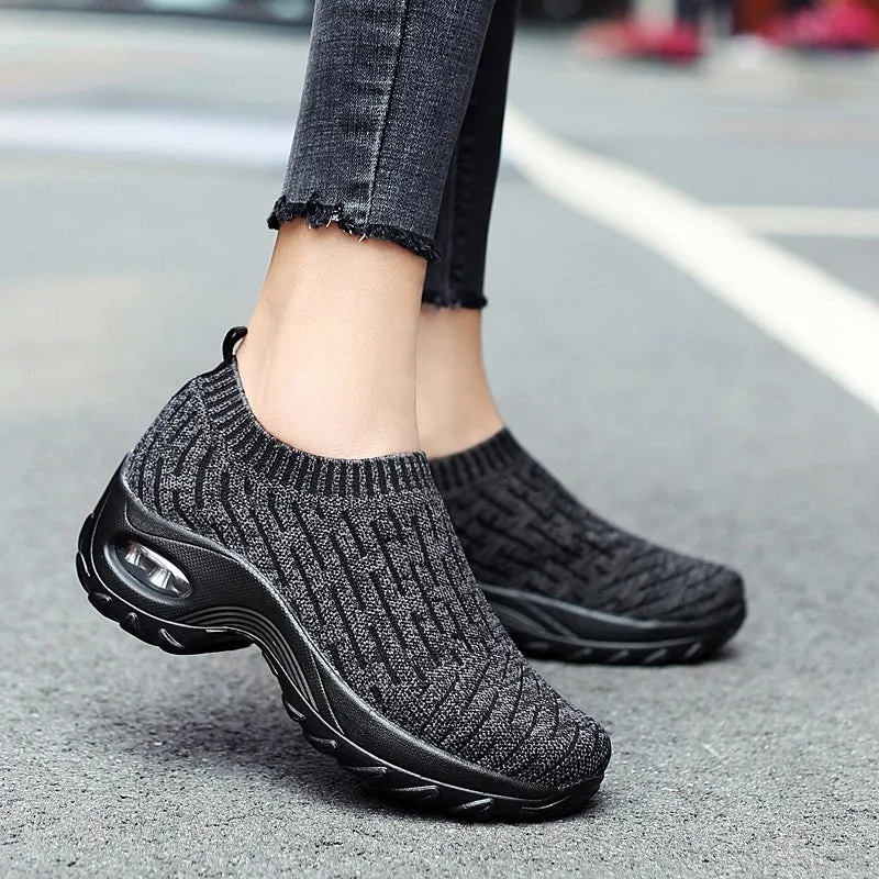 Women's Breathable Air Cushion Leisure Shock Sneakers for y