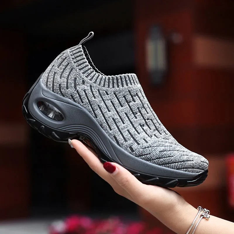 Women's Breathable Air Cushion Leisure Shock Sneakers for y