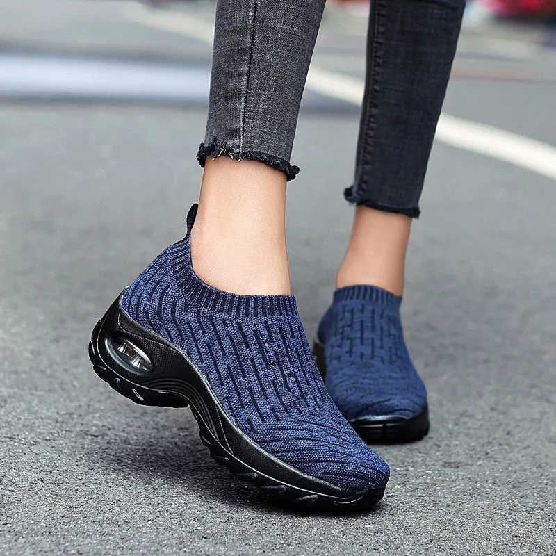 Women's Breathable Air Cushion Leisure Shock Sneakers for y