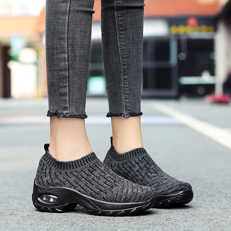 Women's Breathable Air Cushion Leisure Shock Sneakers for y
