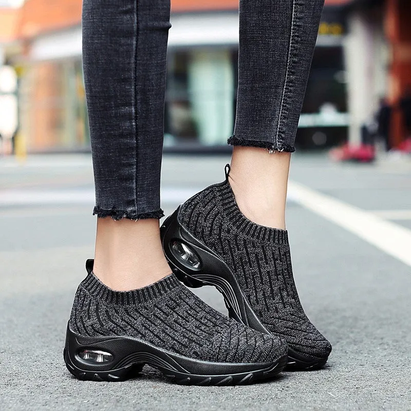 Women's Breathable Air Cushion Leisure Shock Sneakers for y