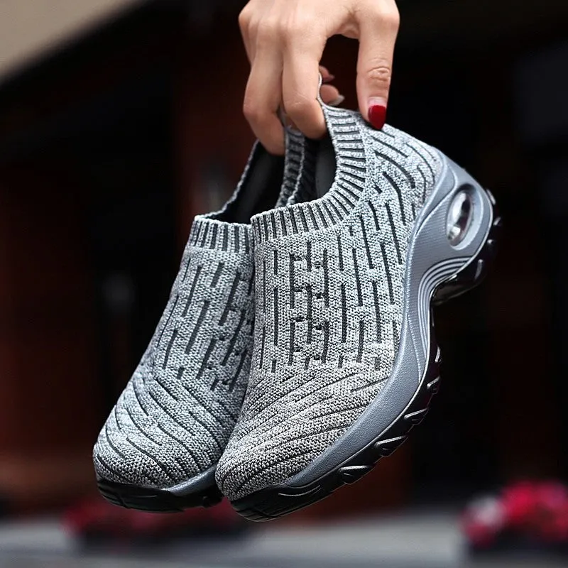 Women's Breathable Air Cushion Leisure Shock Sneakers for y